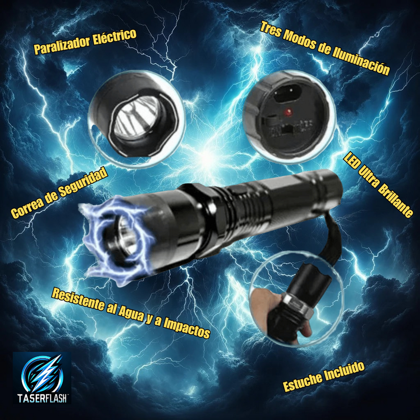 Linterna Taiser Titanium™ TÁCTICA DE ALTA POTENCIA