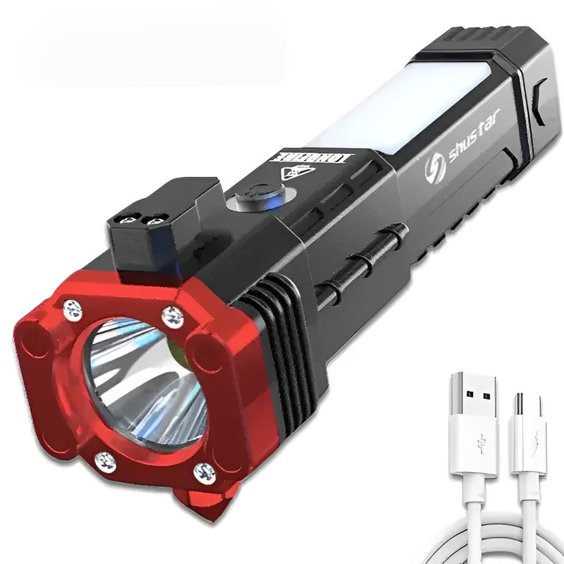 Linterna Táctica 4 en 1 con Powerbank Integrado  - Ultimas unidades en oferta