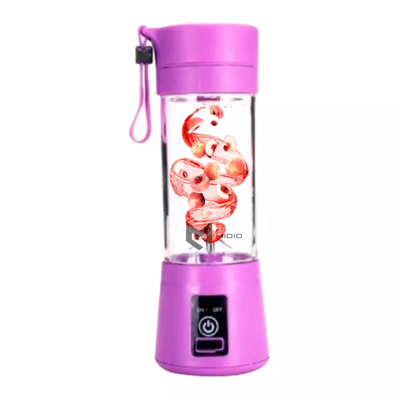 Licuadora 6 aspas diseño botella