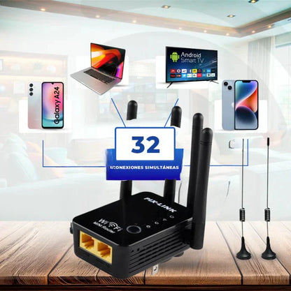 Router y Repetidor UltraLink 5G 300M - [¡récord internacional de ventas!]